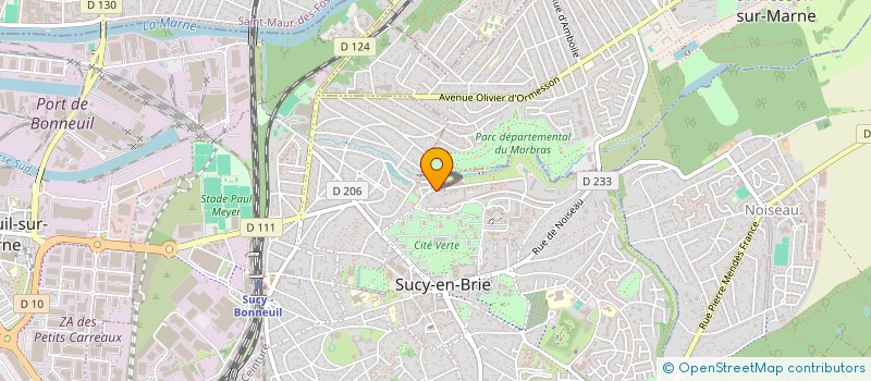 localisation de l'entreprise CMB AGENCEMENT à SUCY-EN-BRIE