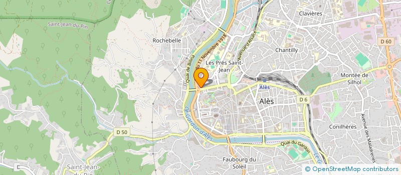 localisation de l'entreprise CMB AUTOMOBILE à ALES