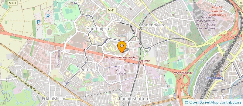 localisation de l'entreprise CMB BATIMENT GENERAL à STRASBOURG