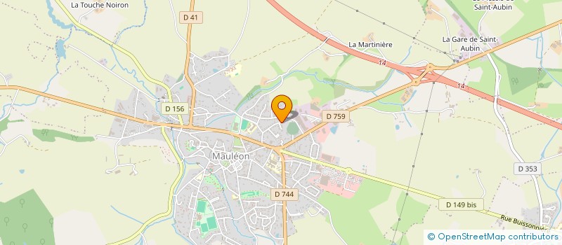 localisation de l'entreprise CMB CHARPENTE à MAULEON