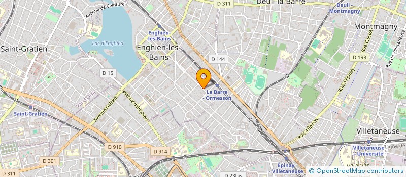 localisation de l'entreprise CMB CONSEIL  ENGHIEN-LES-BAINS