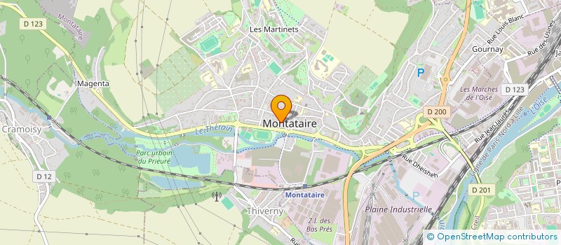 localisation de l'entreprise CMB DEPANNAGE  MONTATAIRE