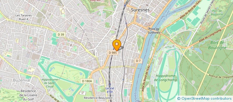 localisation de l'entreprise CMB DEVELOPPEMENT à SURESNES