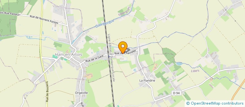 localisation de l'entreprise CMB HAMOISE à HAM-EN-ARTOIS