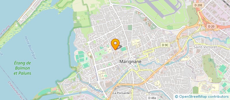 localisation de l'entreprise CMB HOLDING  MARIGNANE
