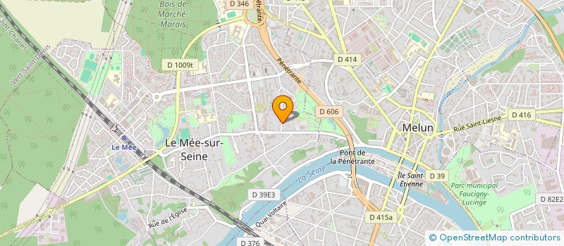localisation de l'entreprise CMB SERVICES à LE MEE-SUR-SEINE