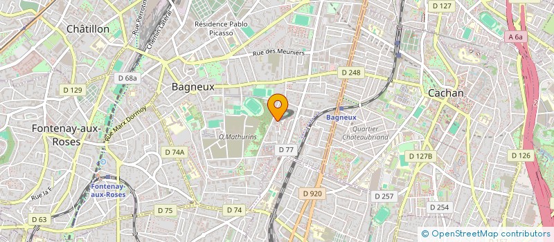 localisation de l'entreprise CMB TRANSPORTS à BAGNEUX