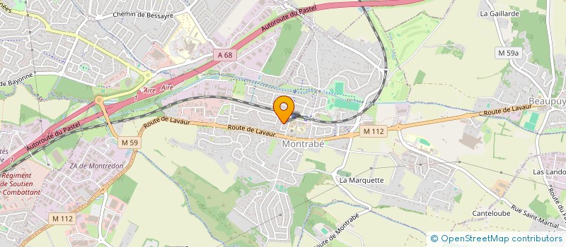 localisation de l'entreprise CMB3  MONTRABE