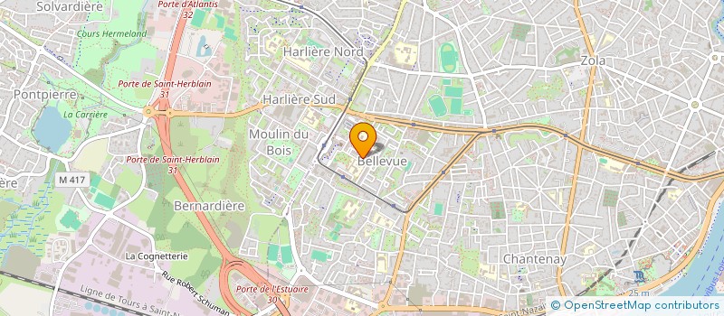 localisation de l'entreprise CMBA à NANTES