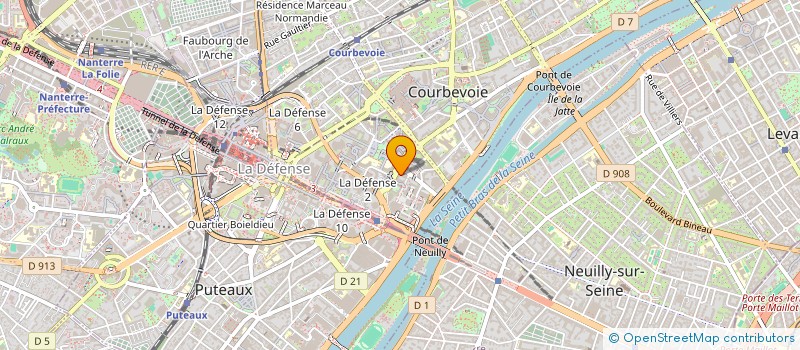 localisation de l'entreprise CMBAT à COURBEVOIE