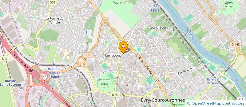 localisation de l'entreprise CMBC à EVRY-COURCOURONNES