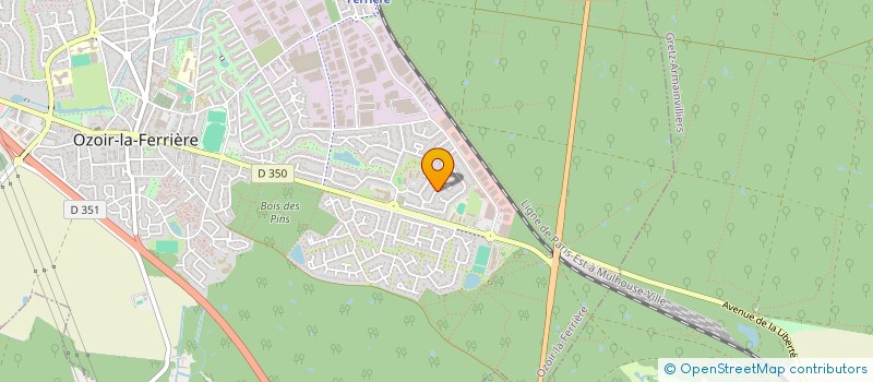 localisation de l'entreprise CMBE - CABINET DE MAITRISE DU BATIMENT ET DE L'ENERGIE  OZOIR-LA-FERRIERE