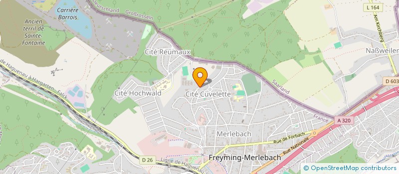 localisation de l'entreprise CMBI  FREYMING-MERLEBACH