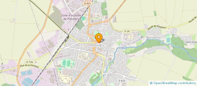 localisation de l'entreprise CMBM PITHIVIERS à PITHIVIERS