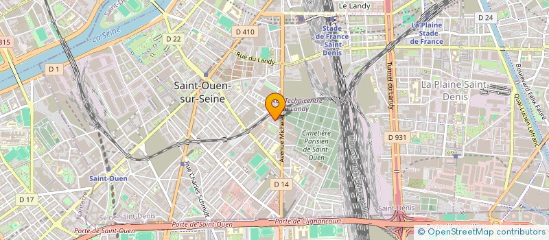 localisation de l'entreprise CMBPP à SAINT-OUEN-SUR-SEINE