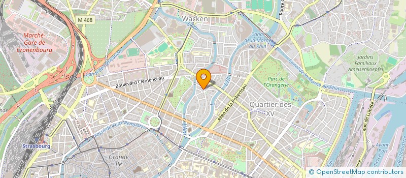 localisation de l'entreprise CMC à STRASBOURG