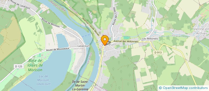 localisation de l'entreprise CMC à VETHEUIL