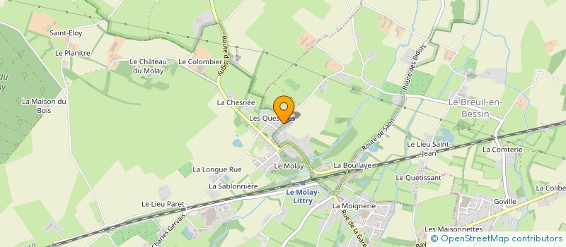 localisation de l'entreprise CMC  LE MOLAY-LITTRY