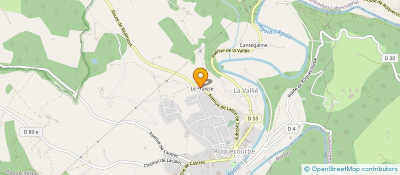 localisation de l'entreprise CMC  LACROUZETTE