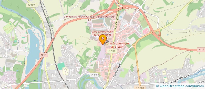 localisation de l'entreprise CMC à GOND PONTOUVRE