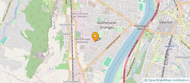 localisation de l'entreprise CMC à GUILHERAND-GRANGES
