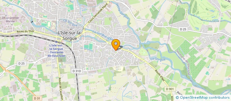 localisation de l'entreprise CMC  L'ISLE-SUR-LA-SORGUE