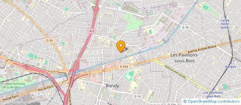 localisation de l'entreprise CMC  BONDY