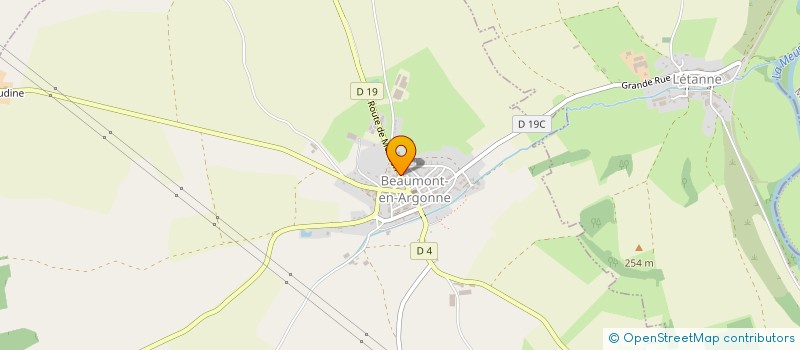 localisation de l'entreprise CMC  BEAUMONT-EN-ARGONNE