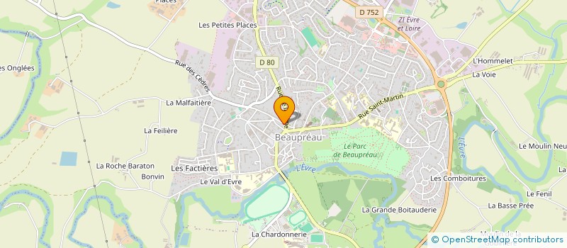 localisation de l'entreprise CMC  BEAUPREAU-EN-MAUGES