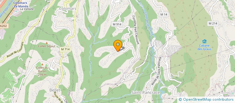 localisation de l'entreprise CMC  COLOMARS