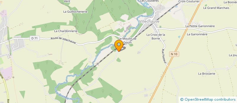 localisation de l'entreprise CMC  VILLECHAUVE