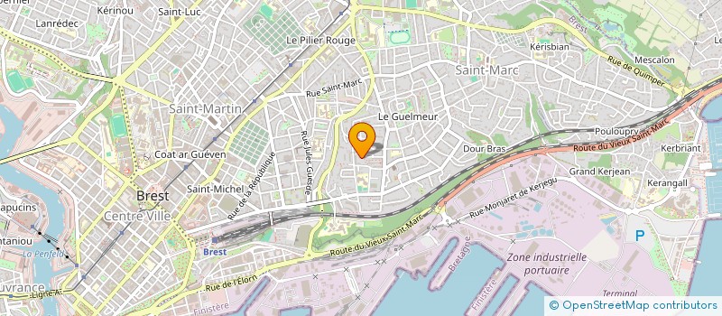localisation de l'entreprise CMC à BREST