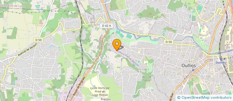 localisation de l'entreprise CMC  OULLINS-PIERRE-BENITE