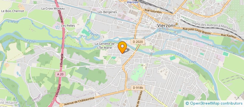 localisation de l'entreprise CMC  VIERZON