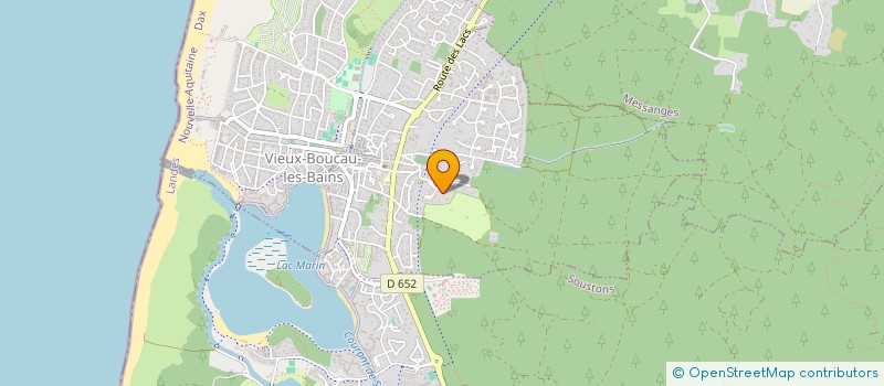 localisation de l'entreprise CMC  VIEUX-BOUCAU-LES-BAINS