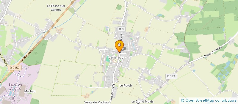 localisation de l'entreprise CMC CERCLE MAMIES COUTURE  VENNECY