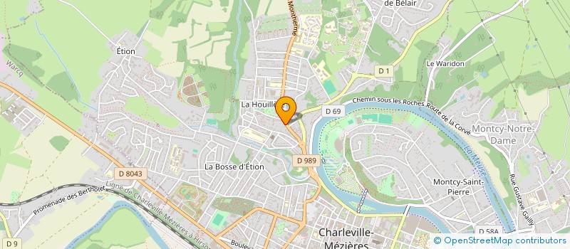 localisation de l'entreprise CMC COGLIANDRO  CHARLEVILLE-MEZIERES