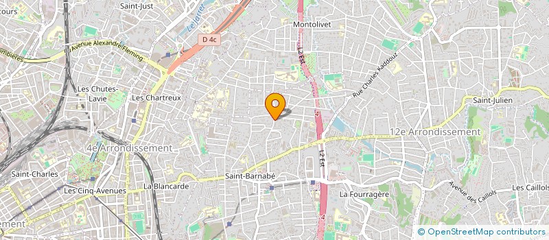 localisation de l'entreprise CMC COIFFURE à MARSEILLE