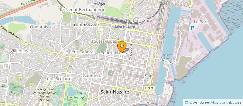 localisation de l'entreprise CMC HABITAT à SAINT-NAZAIRE