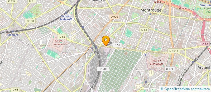 localisation de l'entreprise CMC ILE-DE-FRANCE  MONTROUGE