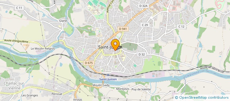 localisation de l'entreprise CMC IMMO  SAINT JUNIEN