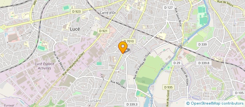 localisation de l'entreprise CMC IMMOBILIER à LUISANT