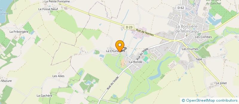 localisation de l'entreprise CMC INVESCO  LA BOISSIERE-DE-MONTAIGU