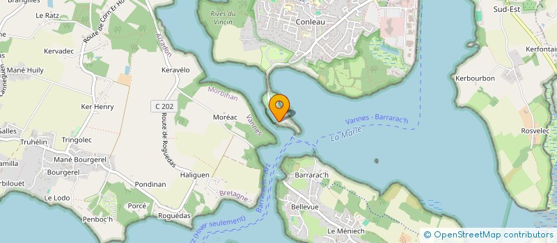 localisation de l'entreprise CMC INVEST à VANNES