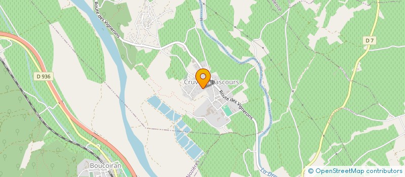 localisation de l'entreprise CMC INVEST  CRUVIERS-LASCOURS