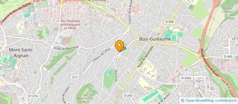 localisation de l'entreprise CMC MACONNERIE à BOIS-GUILLAUME