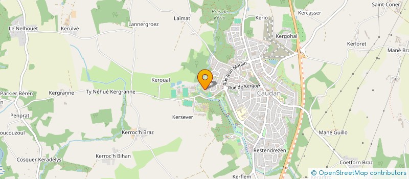 localisation de l'entreprise CMC MEDIAS ET EVENEMENTS  CAUDAN