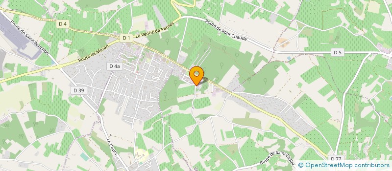 localisation de l'entreprise CMC MONTE - CHARGES  VENASQUE