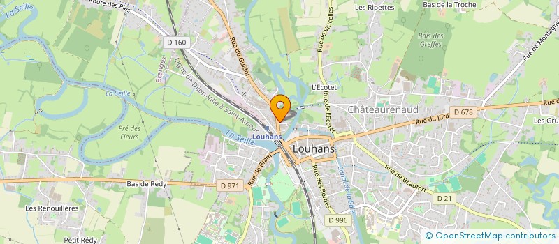 localisation de l'entreprise CMC MOTORSPORT à LOUHANS