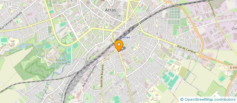 localisation de l'entreprise CMC NEWS 62 à ARRAS